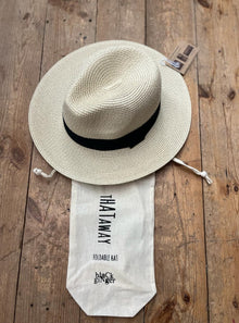  Classic Foldable Panama Hat with Band