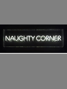  LED Neon Acrylic Box-Naughty Corner