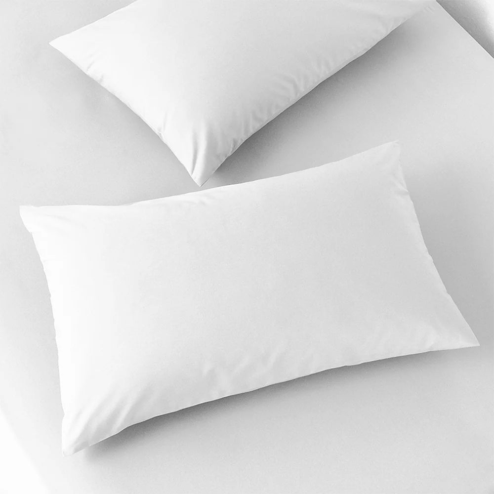 thick white pillow case in 200 thread 