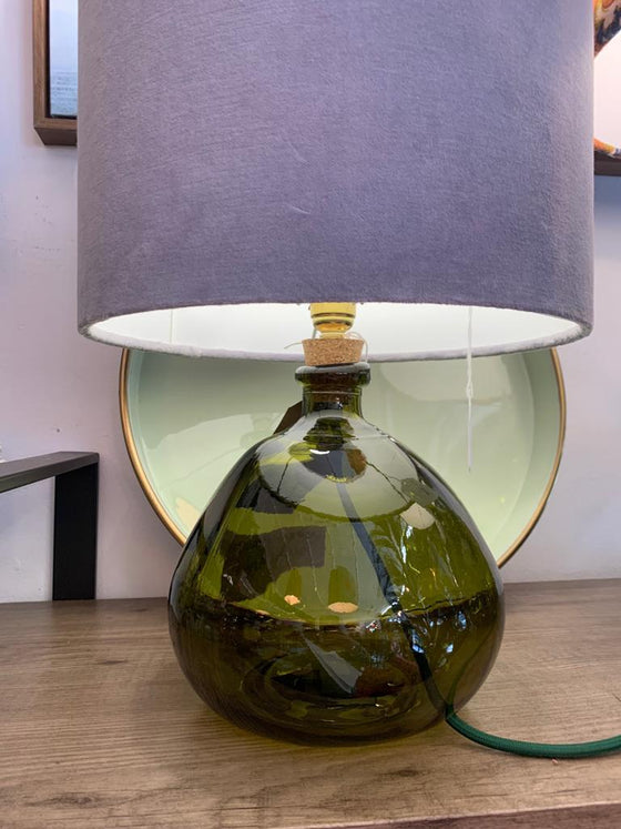 29cm Simplicity Lamp Olive Green