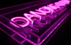 LED Pink Neon Acrylic Light Box - Dancing Queen