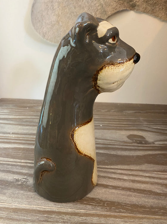 Top Dog Schnauzer Vase