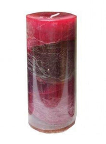  7 x 15 Red Textured Candle