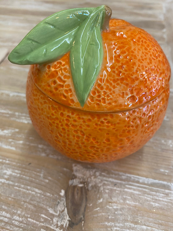 Orange Lemon Trinket Pot