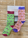 Bamboo Socks Gift Set Box Crazy Kitty