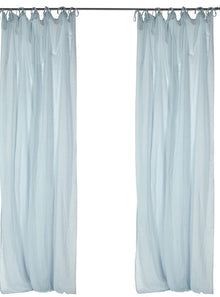  Blue Voile Curtain