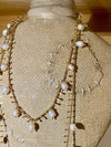 Bronze Pearl & Spike Chain Necklace