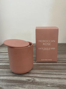  Ceramic Candle - Moroccan Rose
