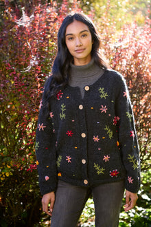  Large black Lugano Cardigan
