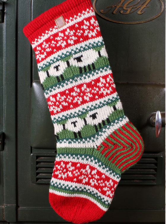 Christmas Sheep Stocking