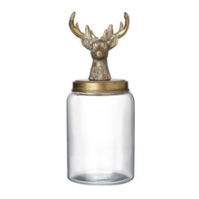  Deer Top Glass Jar Large