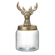  Deer top glass jar 