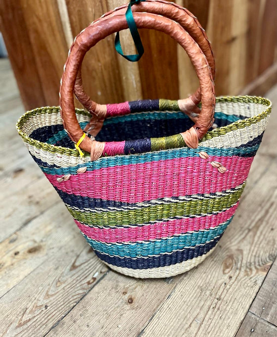Medium Woven Shopping Baskets