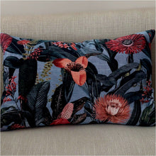  Exotic Flowers Cotton Velvet Cushion 60 x 40 cm - Jaipur Collection