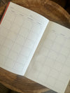 floral page inside journal