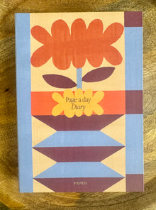  Floral Page a Day Diary