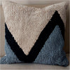 Grey and White Tufted Square Cushion 50 x 50 cm - Jairpur Collection