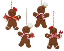  Gingerbread Hanging Decs
