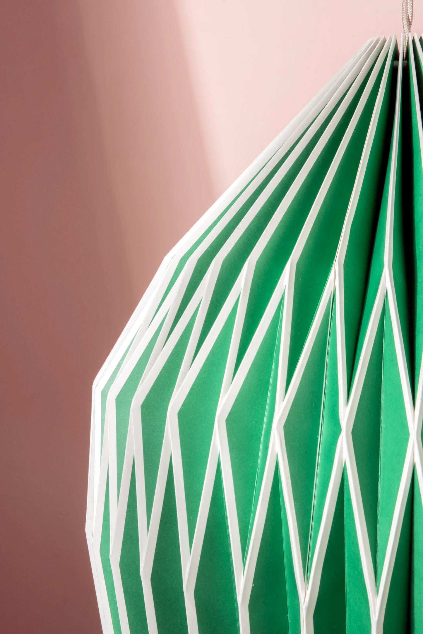 hanging paper lampshade