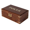 Poker Set In Box Wooden Box