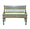 Hand Painted Indian Bench