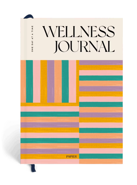 Happy Stripe Wellness Journal