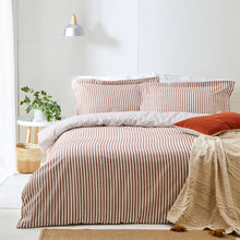  Hebden Stripe King Bed Set Pecan