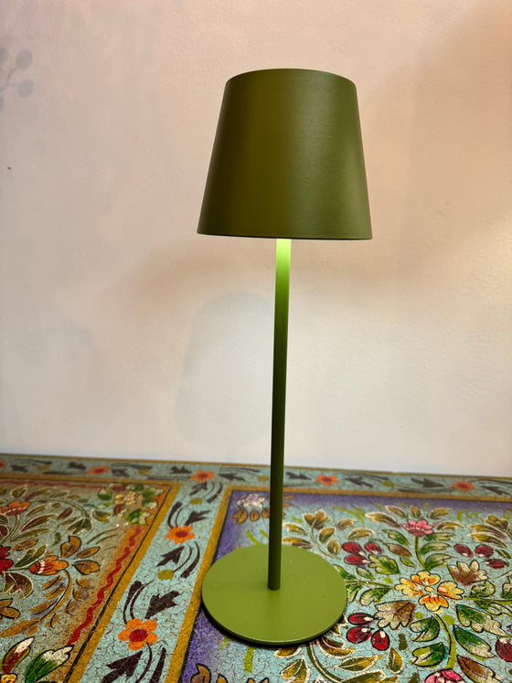 LED Touch Lamp - Sage Green