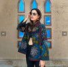 Suzanni Embroidered Jacket with Fur