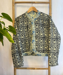  Quilted Kaya Kartikeya Reversible Jacket Blue/Cream