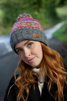  Iona Bobble Beanie Pink