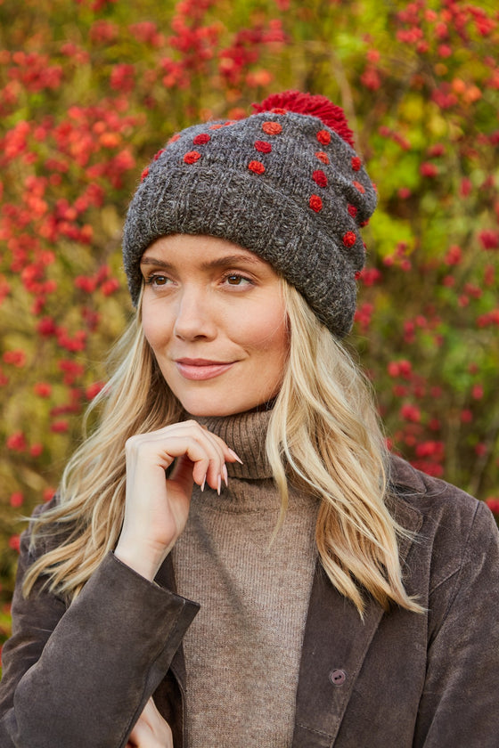 Kew Bobble Beanie Bark