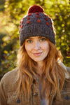 Kew Bobble Beanie Bark