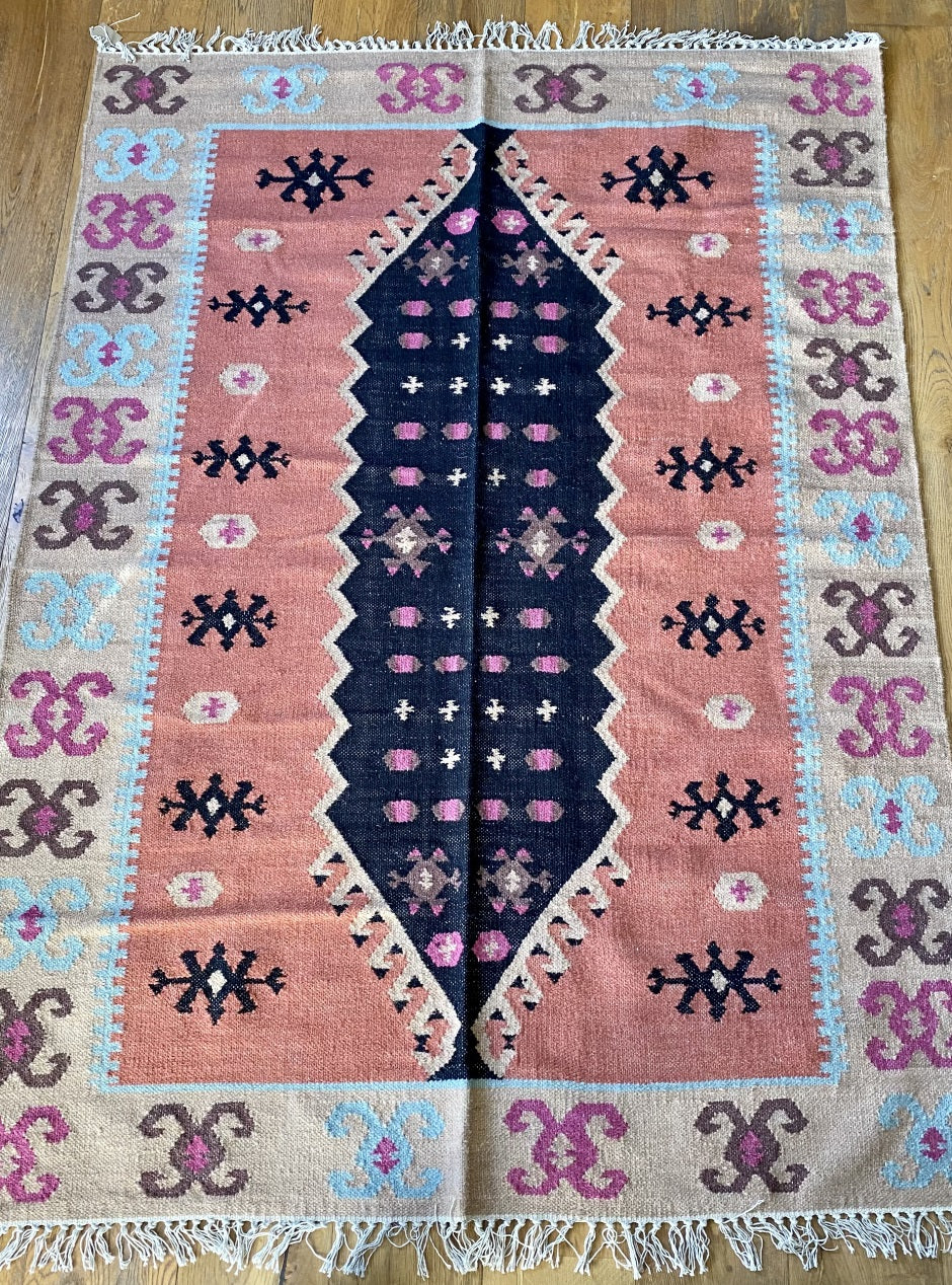 Kilim Multi Coloured Rug  150 x 220cm