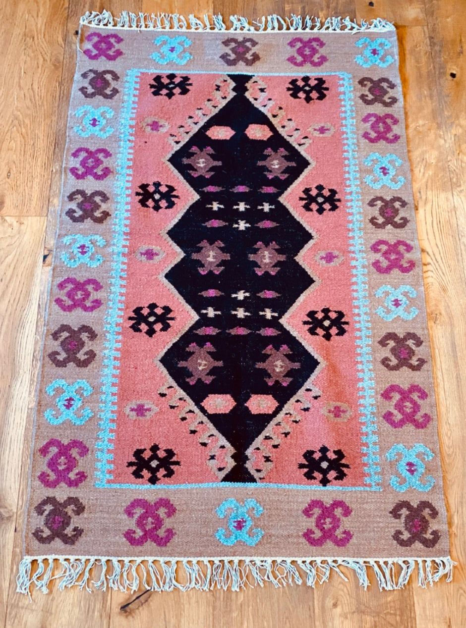Kilim Multi Coloured Rug 90x150 cm