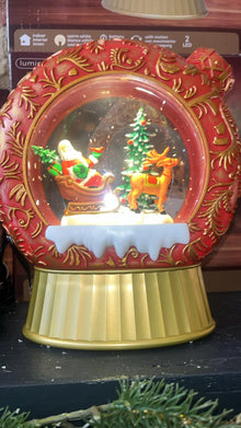  Led Water Spinner Red Bauble