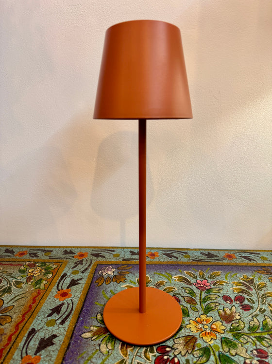 LED Touch Lamp- Burnt Orange