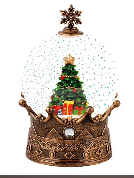 Led Water Spinner Snow Globe