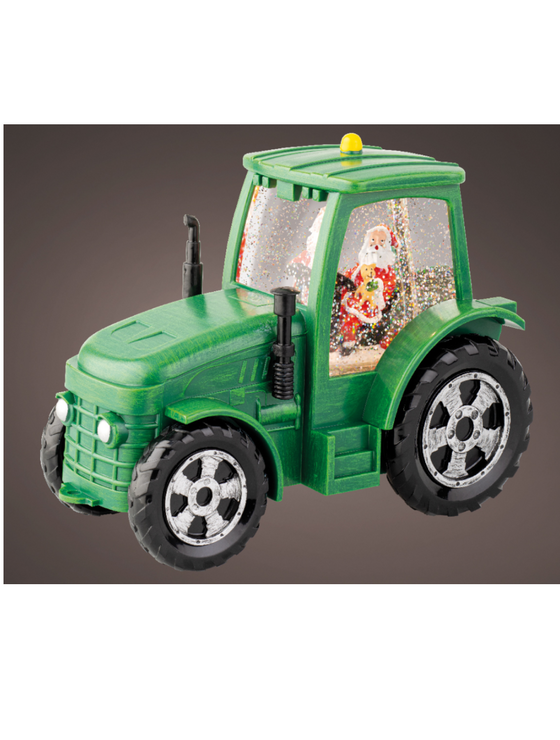 Led Water Spinner Tractor Green