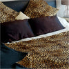 Leopard Print Design Fully Lined Cotton Velvet Throw - Jaipur Collection Exclusive to Scape Interiors