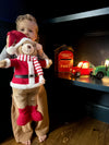 Large Bear Standing Red
