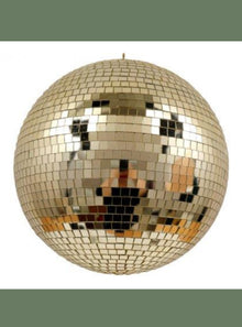  Large Gold Glitter Ball