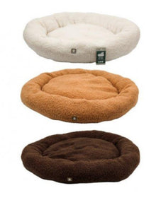  Large Round Boucle Pet Bed