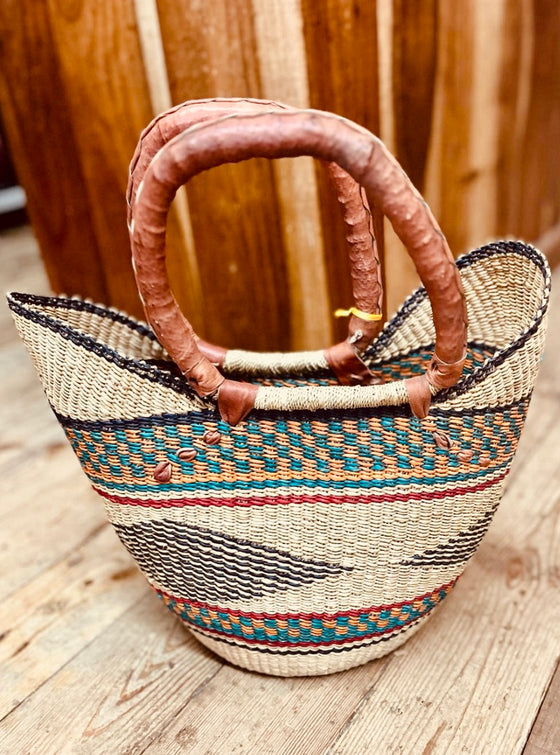 Large Woven Shopping Basket