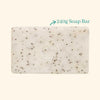 240g soap bar with speckled texture on a white background
