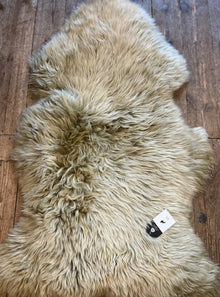  Long Wool Large Single Khaki Sheepskin