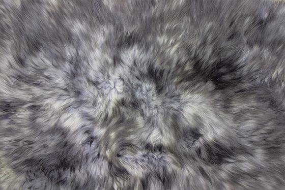Long Wool Light Grey Sheepskin