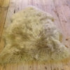 Long Wool Single Stitched Large Beige Sheepskin