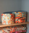 Mary Abstract Velvet Lampshade 30 cm