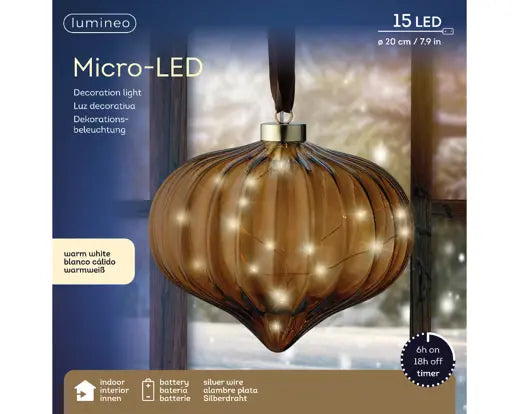 Micro 15 Led Onion Brown